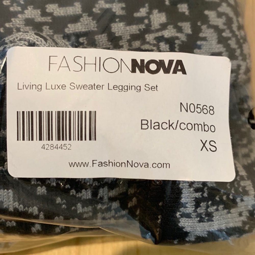 Fashionova Sweater Legging Set